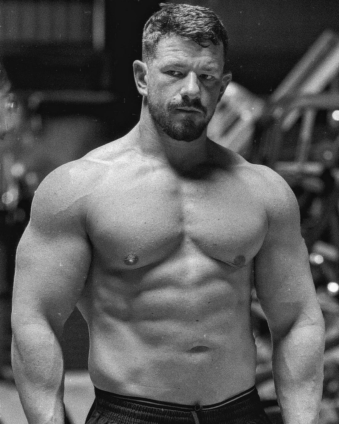 Gavin Boyes, coach, in the gym