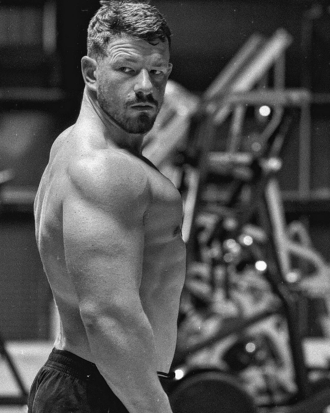 Gavin Boyes in the gym
